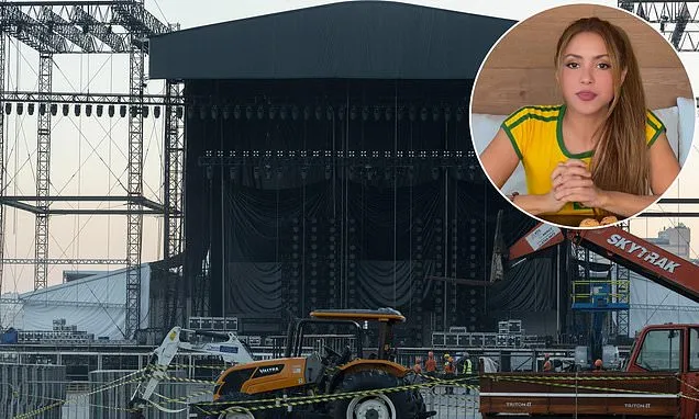Shakira crew member dies during stage assembly for her Brazil concert