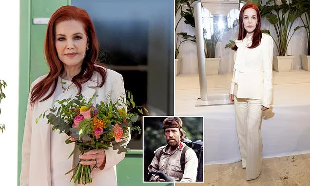 Priscilla Presley seen for first time since friend Chuck Norris died