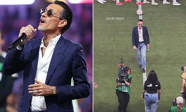 Marc Anthony pledges his allegiance to the Beckhams amid family feud