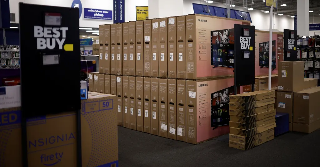 Best Buy flags lower tariffs as holiday quarter profit tops estimates