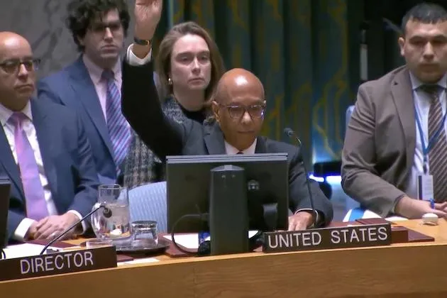 UN resolution to end war in Gaza vetoed by United States