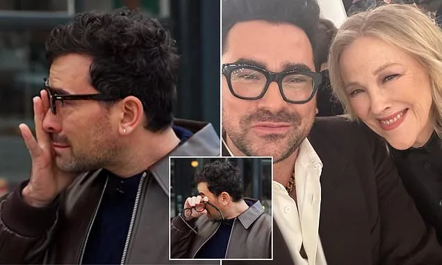 Catherine O'Hara's co-star breaks down during poignant set visit