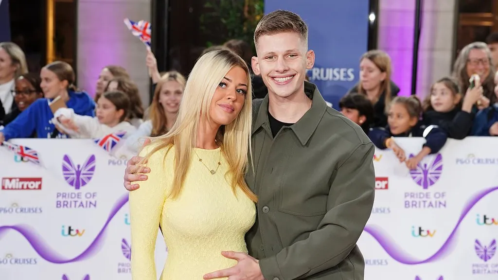 Freddy Brazier and girlfriend Holly Swinburn welcome their first child