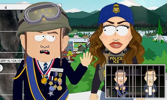 Secretary of War Pete Hegseth skewered in South Park debut