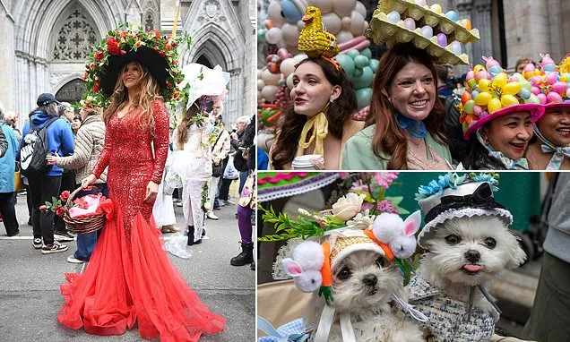New Yorkers step out in their Easter creations and take over streets