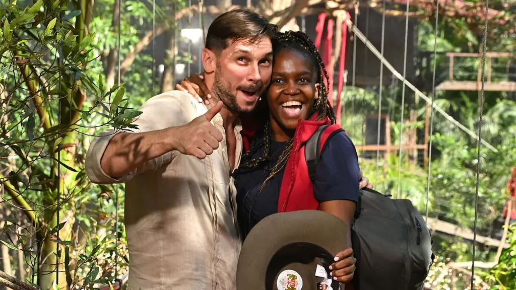 Oti Mabuse's husband hosts dance class for I'm A Celeb families