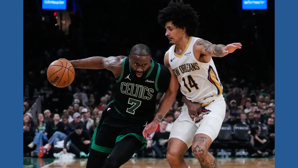 With Jaylen Brown leading and Jayson Tatum back, Celtics are whole again and NBA title contenders