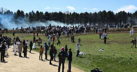 Rubber bullets, pepper spray and arrests as protesters try to storm a Wisconsin beagle lab