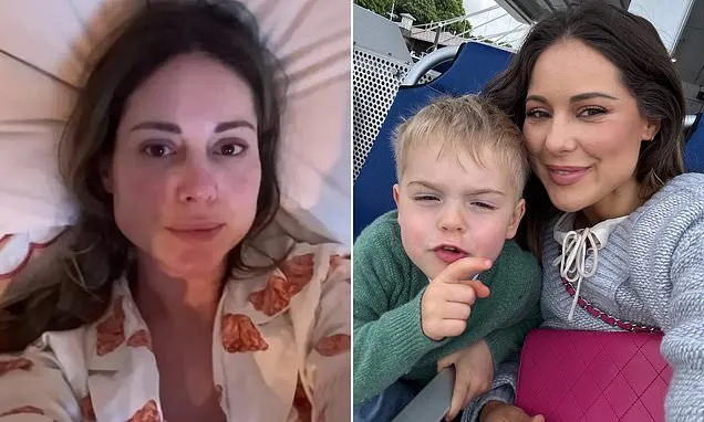Louise Thompson says she's feeling 'disgusting and sore' from IVF
