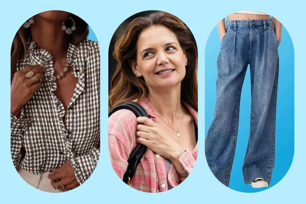 Katie Holmes Strolled Around NYC in the Comfy Top-and-Pants Combo That Screams Fall  --  and It's So Easy to Recreate
