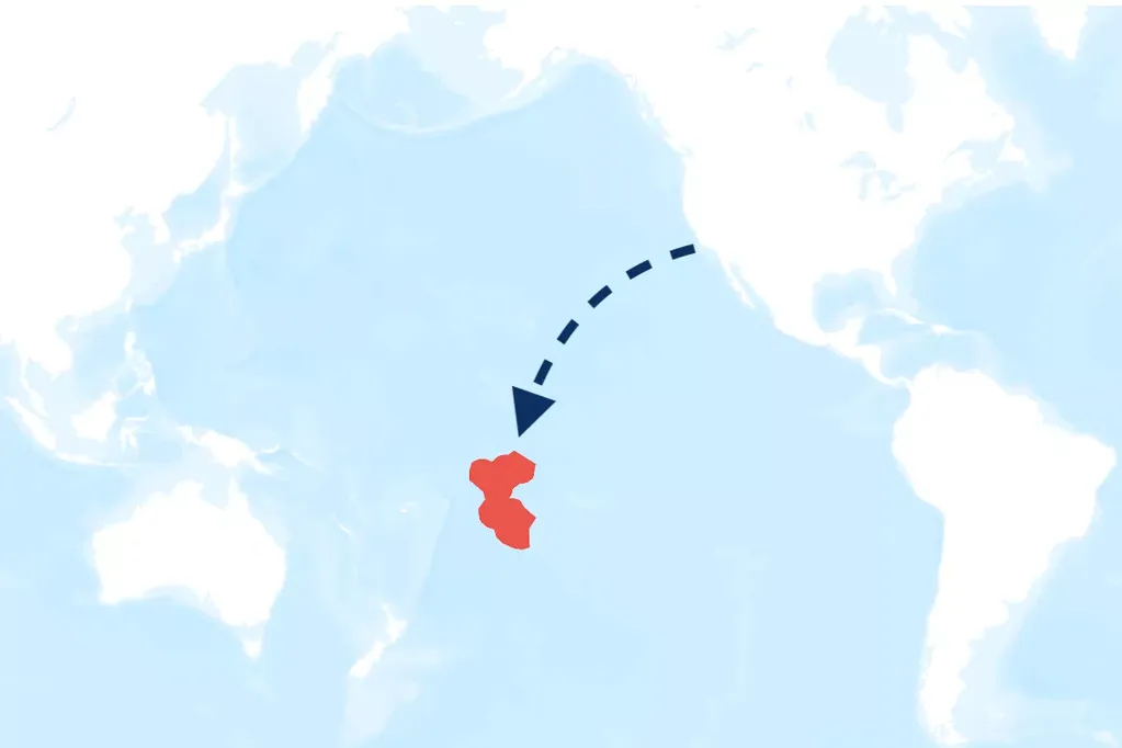 Map shows where US will start deep sea mining in the Pacific