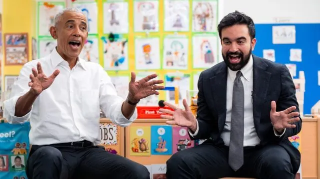 Obama and Mamdani meet for the first time, read to New York City preschoolers