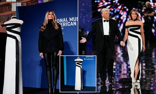 Melania reveals secret message sewn into her Inaugural ball gown
