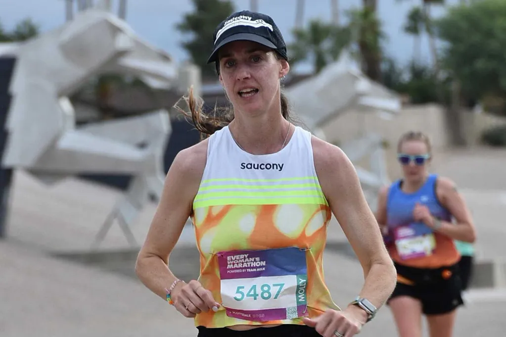 Olympian Molly Huddle Runs Marathon Six Months Postpartum, Says It Was Something She 'Needed to Do' (Exclusive)
