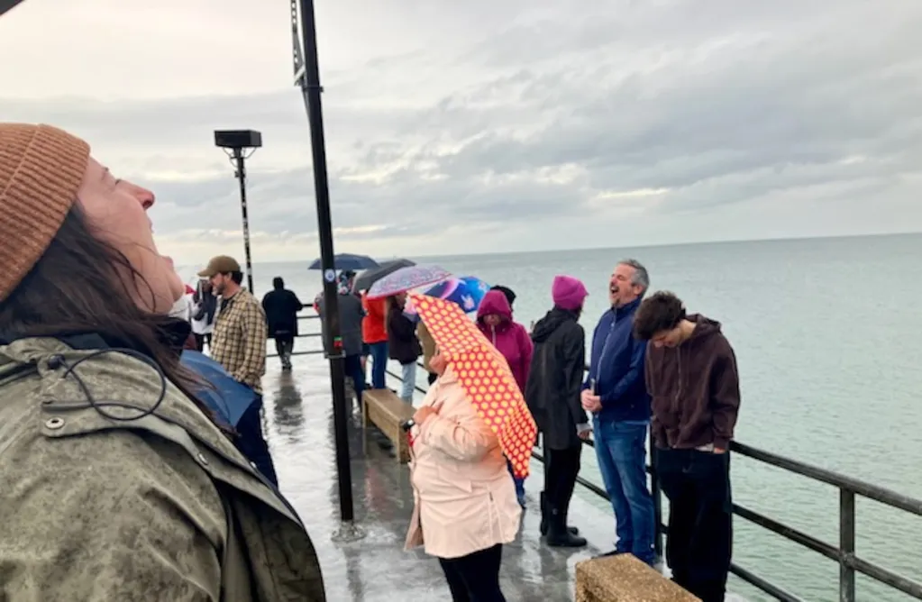 Clevelanders scream their 2024 election frustrations at Edgewater Pier