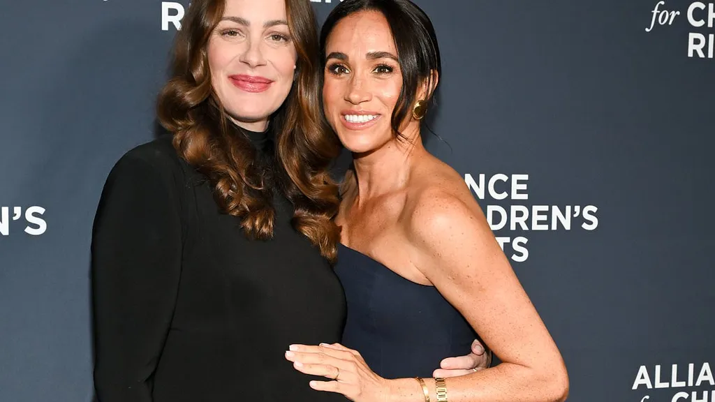 Meghan Markle dons strapless Ralph Lauren gown for LA charity bash