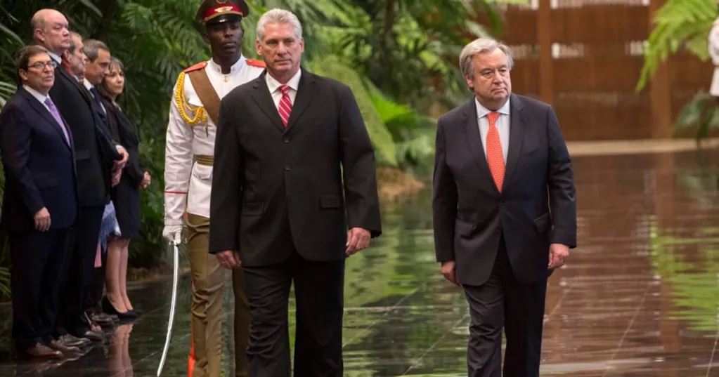 U.S. sanctions Cuban president four years after historic protests