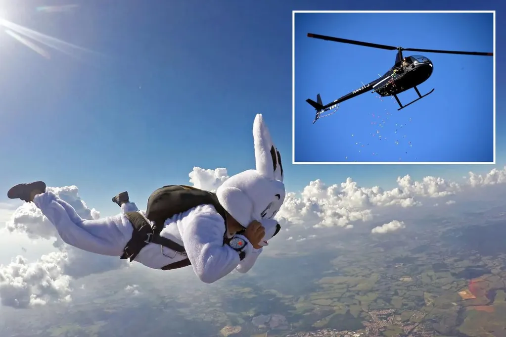 Churches turn to skydiving bunnies, drone shows 'to bring people back together' this Easter
