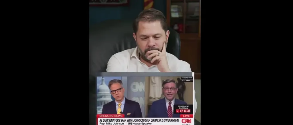 'He Should Be Happy I Had My Arms Folded': Gallego Says He Had To Restrain Himself When Talking To Speaker Johnson