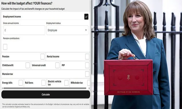 How much will the Budget cost YOU? Use our comprehensive calculator