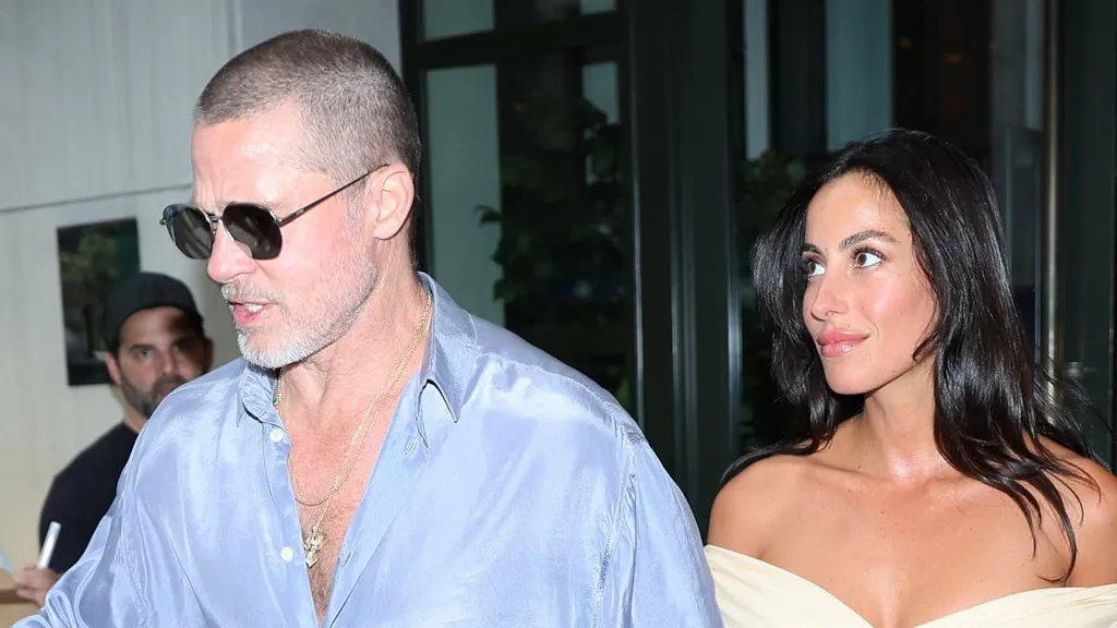 Brad Pitt unveils midlife-crisis look with girlfriend Ines de Ramon