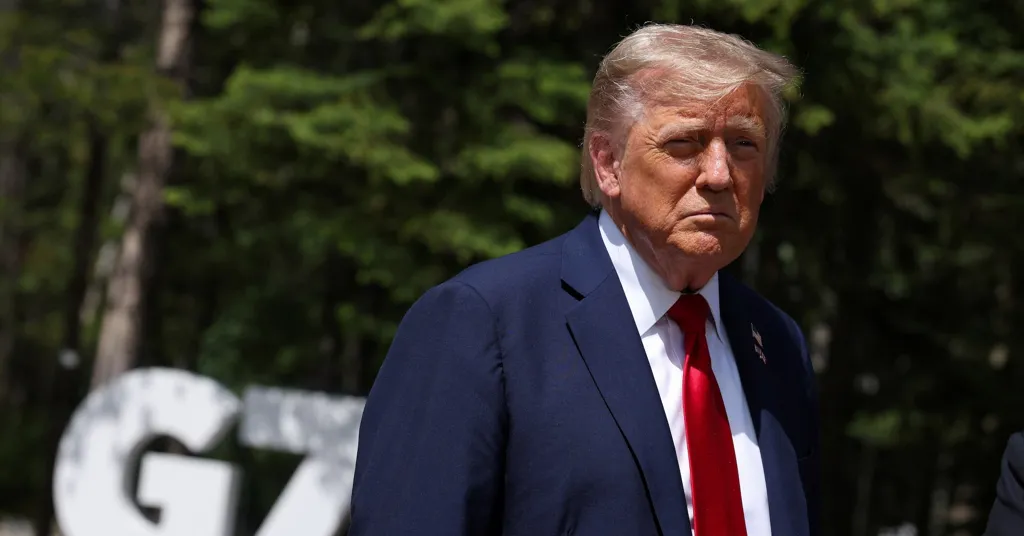 Trump says his G7 summit departure not linked to any Israel-Iran ceasefire offer