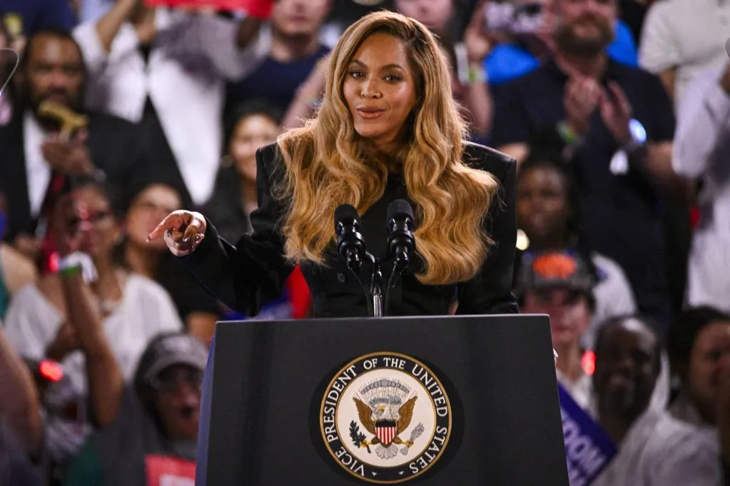 Beyonce boosts Harris at abortion rights rally in Texas