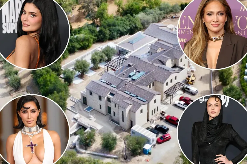 LA's major celeb home renovations seen from above as stars spend crazy money on mega-mansions