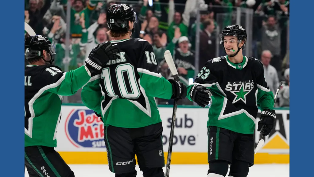 Johnston and Stars beat Wild 4-2 in Game 2 to even their first-round playoff series