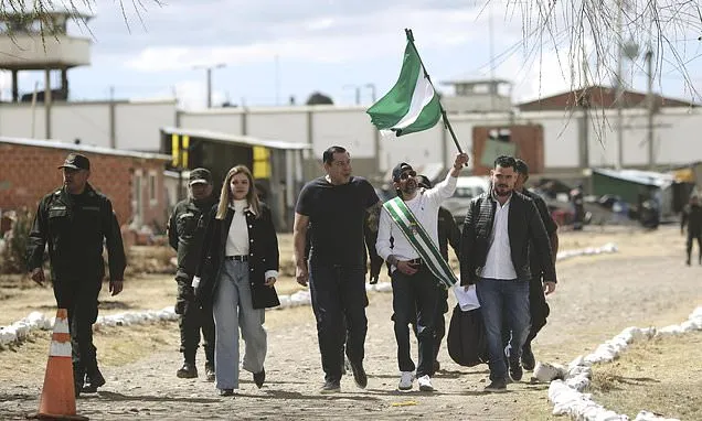Bolivian opposition leader released from jail after nearly 3 years...