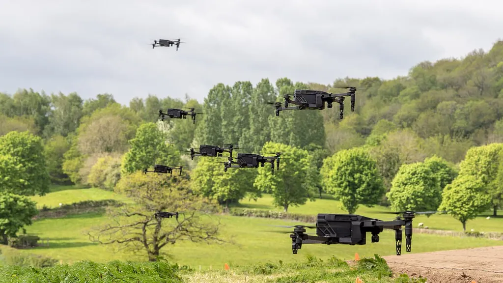 British drone swarm hunts 'Russian targets' in first war games