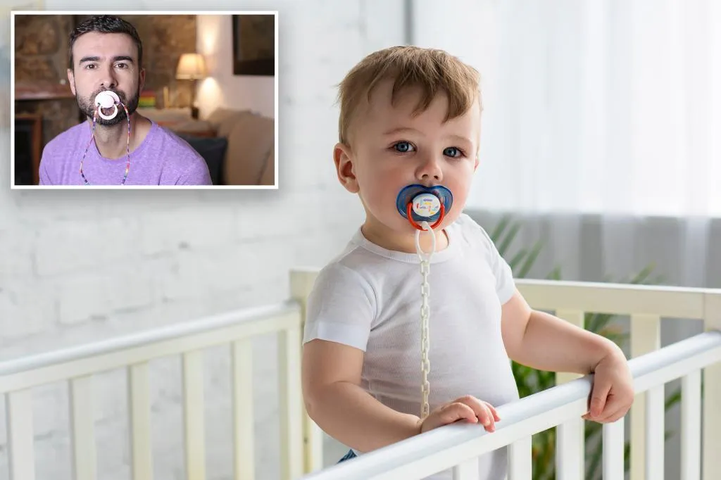Stressed adults rely on pacifiers to soothe themselves: 'I feel a...
