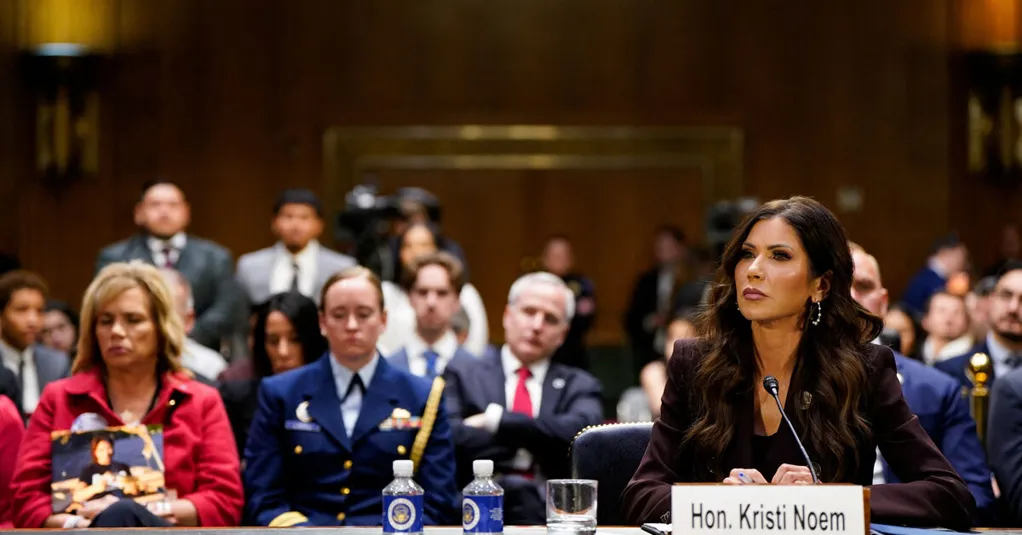 US homeland chief Noem stands by remarks accusing slain US citizens of terrorism