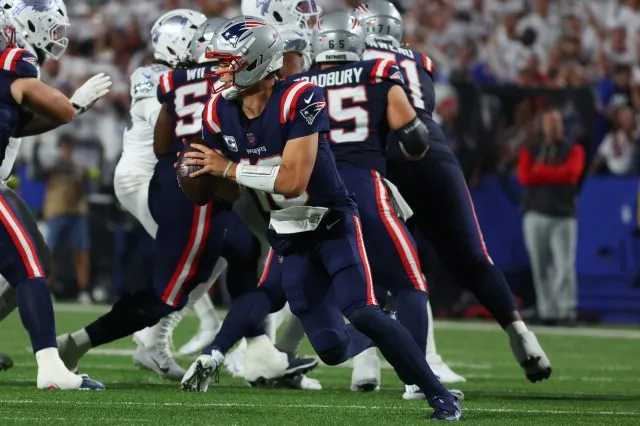 Drake Maye credits Patriots unsung heroes for lower turnover rate