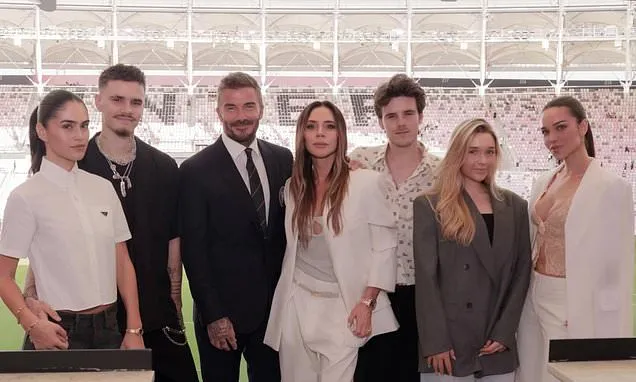 Victoria Beckham shares gushing tribute to David at stadium opening