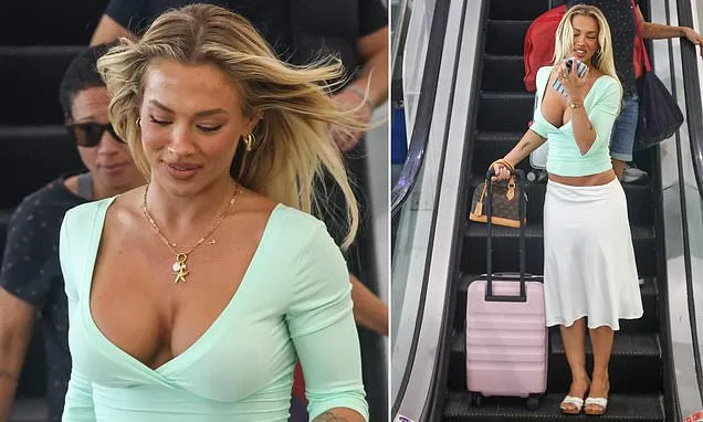 Tammy Hembrow puts on a VERY busty display in Sydney