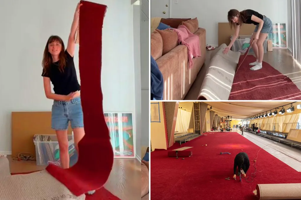 Oscars red carpet finds new home in woman's apartment after its...