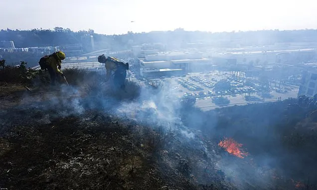 Fire risk and strong winds continue in Southern California with...